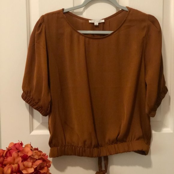 Crescent & Willough Rust NWOT w/ Tie in Back - LG - Picture 1 of 5